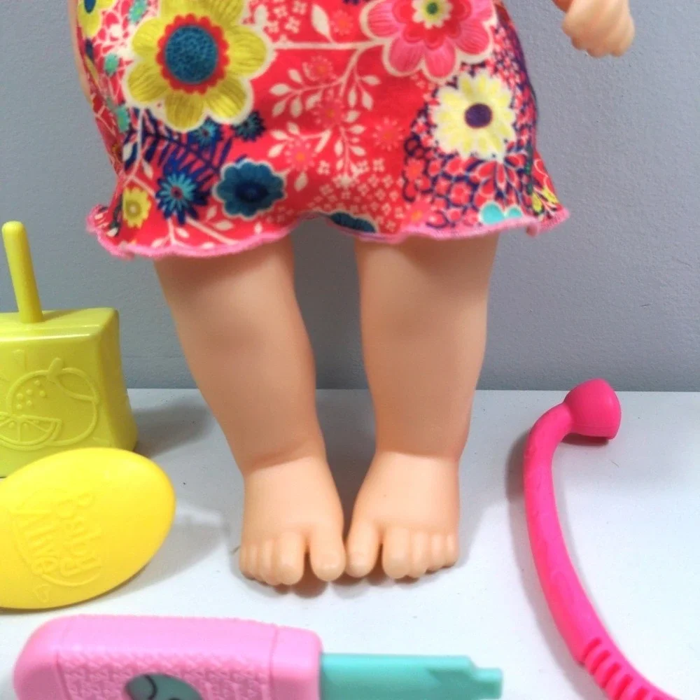 2016 Hasbro Baby Alive Sweet Tear Doll Blonde Interactive Working Red Nose C0957